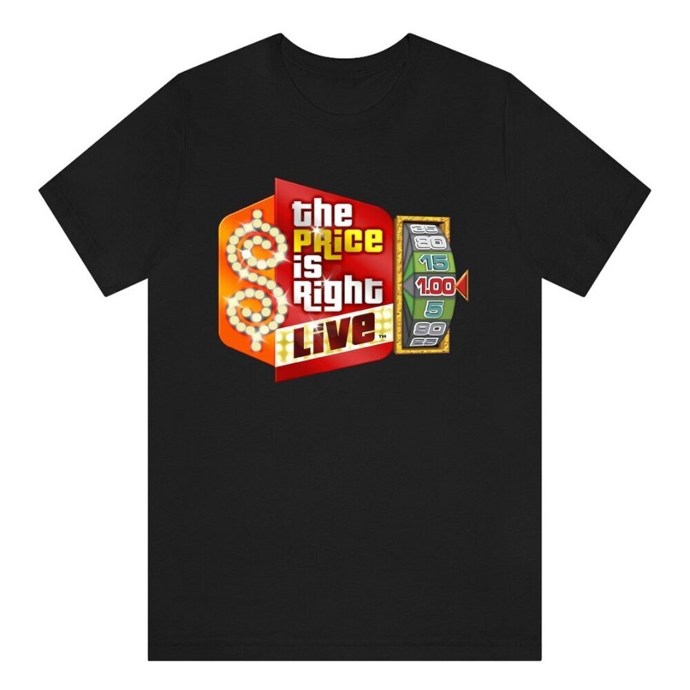 The Price Is Right Live TV Show Logo Retro Collector Classic Game Show Gift Tee - Picture 1 of 5